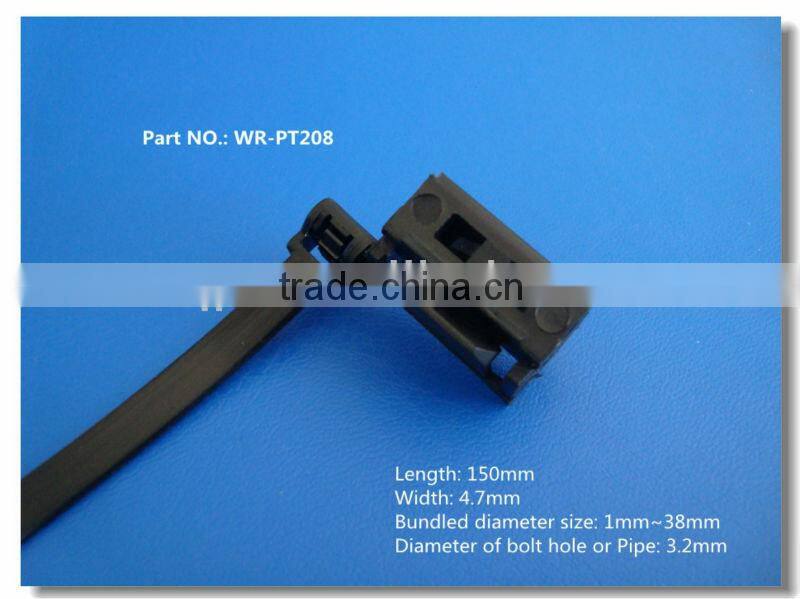 nylon cable tie with connector