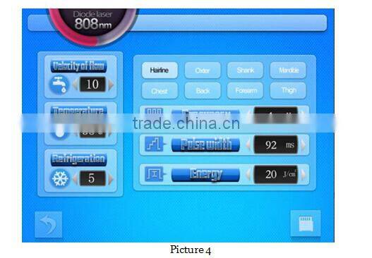 New 808nm diode laser hair removal machine/ hair removal speed 808