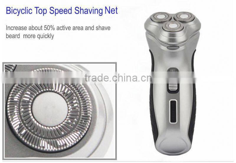 Three Independent Floating Heads Men Shaver Machine