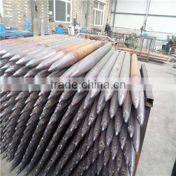 Spiral ground anchor rod /helix post anchor