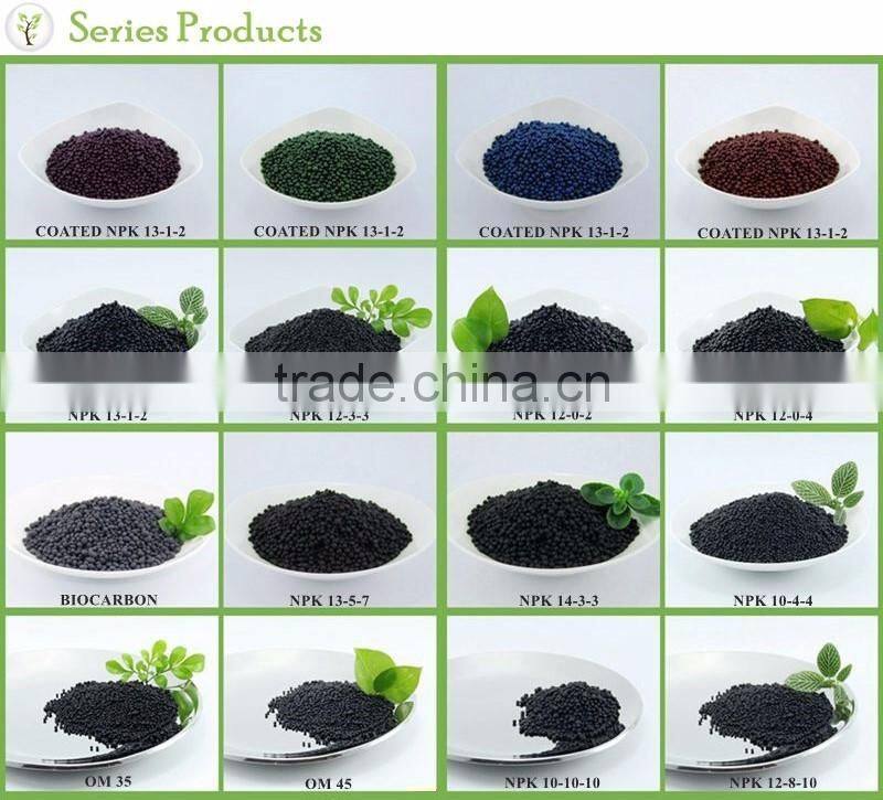 Worldful hot sale NPK 13-1-2 agriculture fertilizer price, NPK organic slow release fertilizer