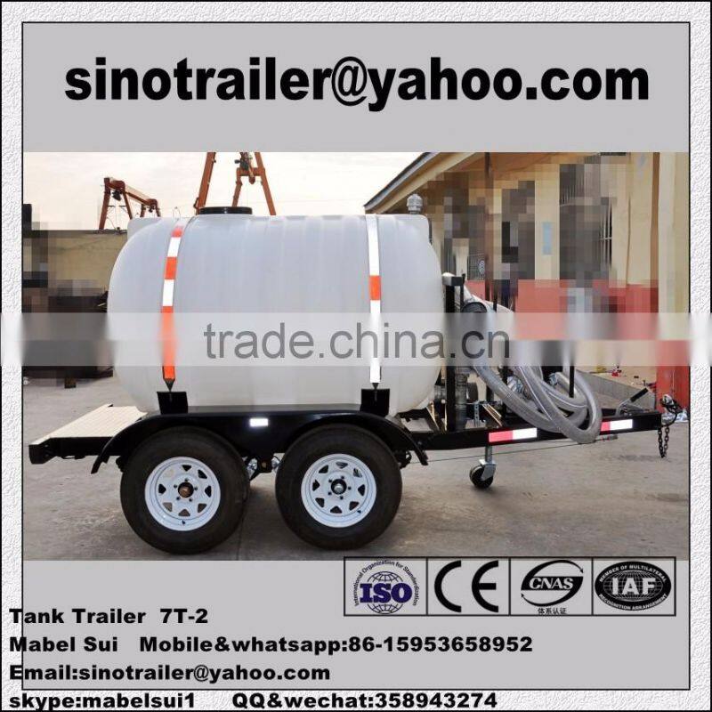 plastic water tank trailer with wheels