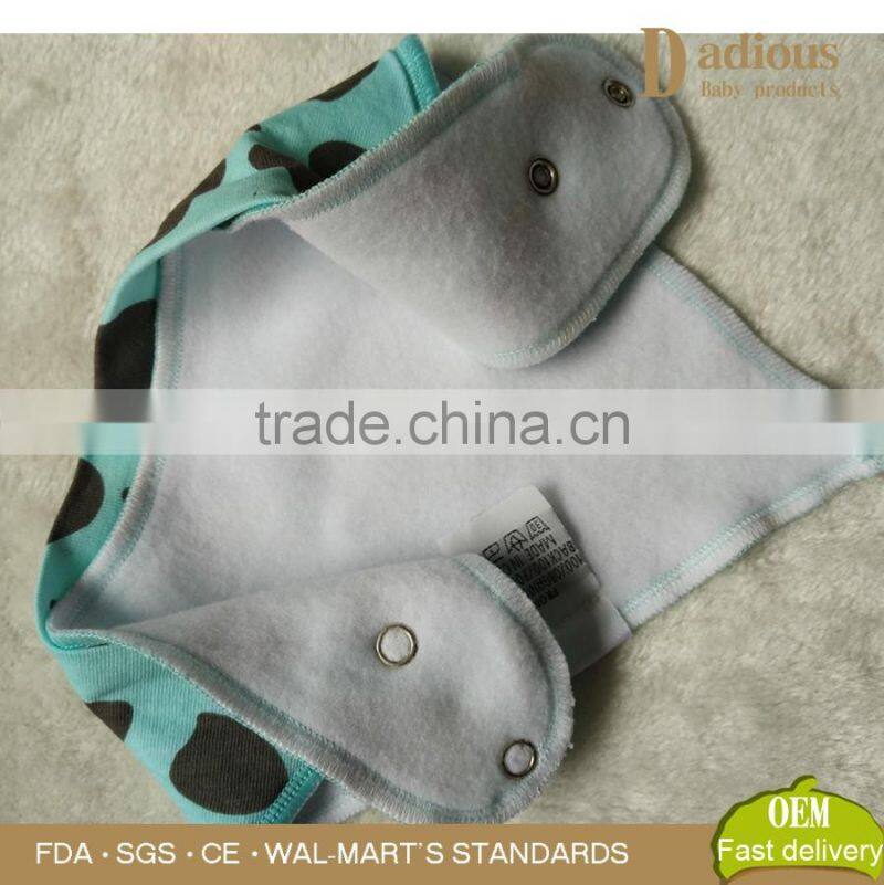 Custom Design Organic Cotton Baby Bandana Bibs with Low MOQ