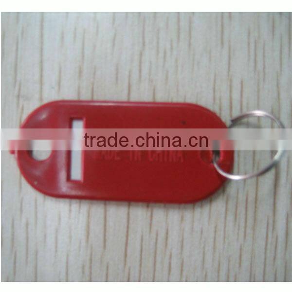 Plastic Hanging key ring label
