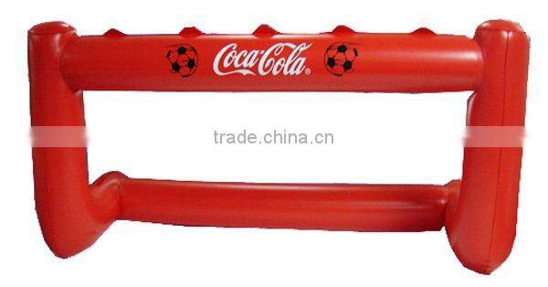 inflatable football and goal