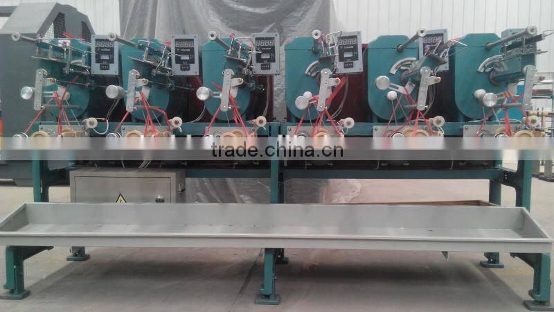 Newly designed 6 spindle cone winder machine for sewing thread