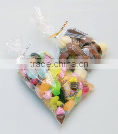 Food packing single wire metallic twist tie