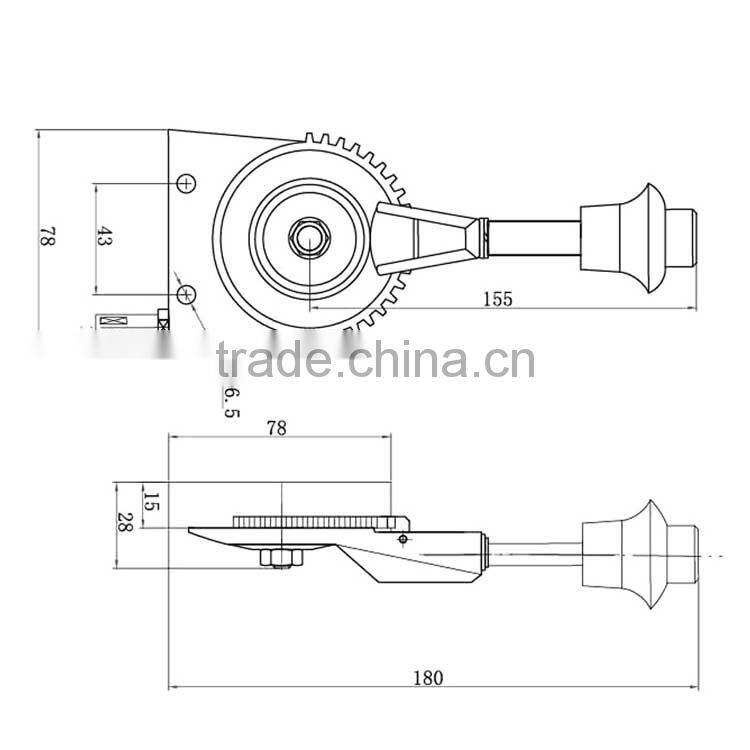 GJ1103A throttle shift gears Brake flexible shaft