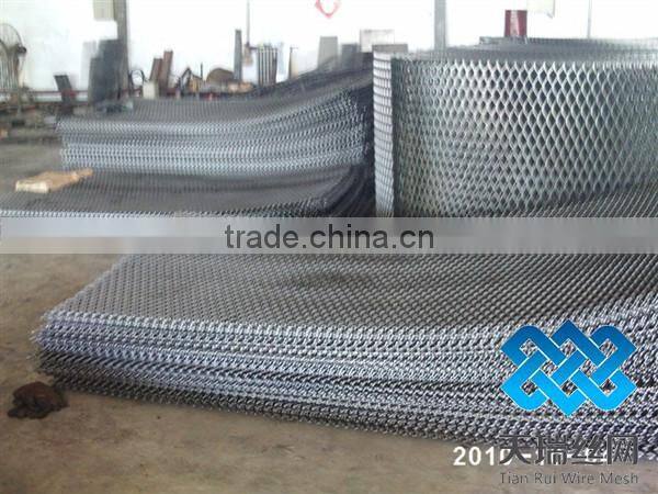 black steel/galvanized/painted expanded metal mesh