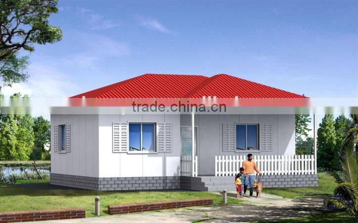 china prefab houses Sandwich panel workshop steel building for school in Haiti