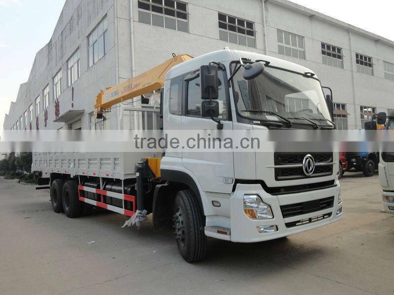 dongfeng 4x2 ranger crane truck, crane truck mounted water tank