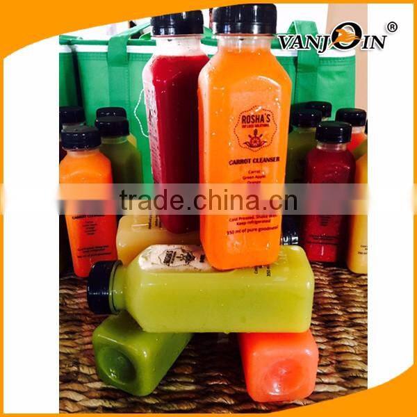 Plastic Energy Drink Beverage Bottles with Ratchet cap