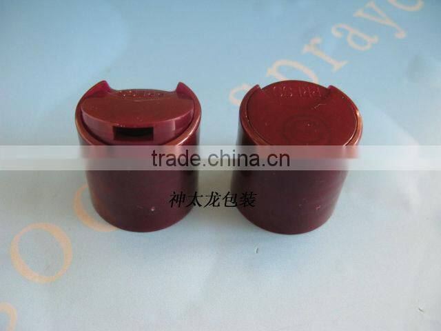 plastic disc top cap screw cap plastic