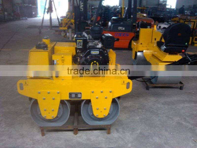 YLS700A walk behind double drum vibratory road roller