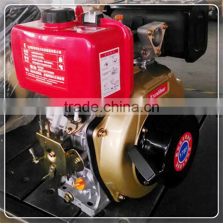 Excalibur Air Cooled Single Cylinder China 178F Diesel Engine