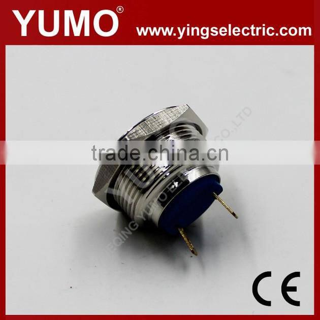 JS19B-10-J-N ROHS 19mm domed 1NO momentary screw terminal 2A/36VDC push button switch bi-color led push button switch