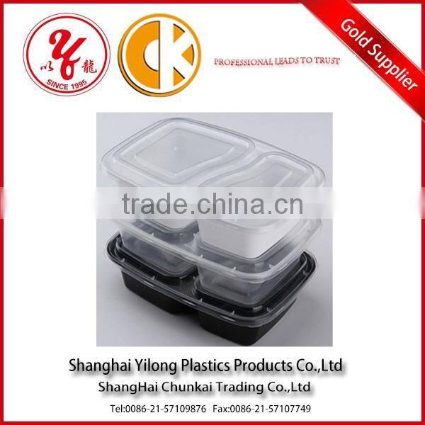 China Factory direct Meal Prep 3-Compartment Food Containers, 10pack, Leak Proof bento lunch food box container,Resturant