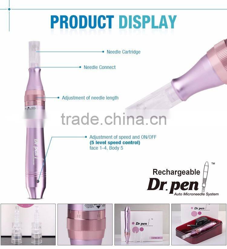 Hot sale personal Derma pen M7 Electric Micro Needle pen 2 batteries Rechargeable dermapen