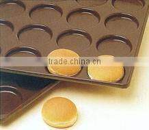 Teflon hamburger tray, plated-aluminum hamburger tray for bakery