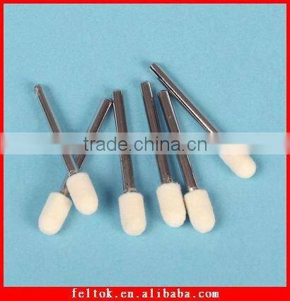 100% wool felt mounted point Polishing bob