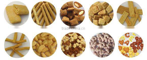 Corn snack food processing line with extrusion technology