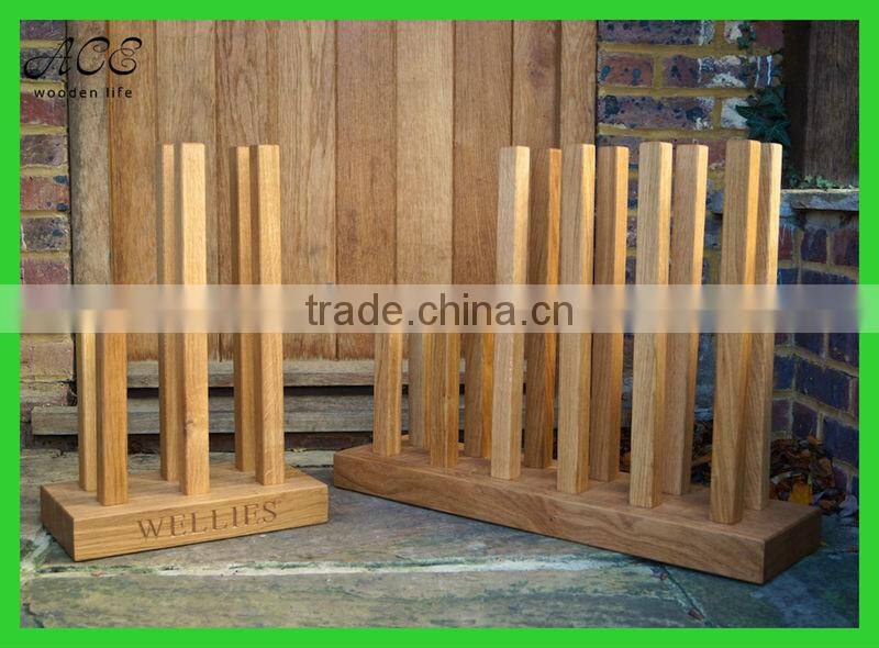 Personalized boot stand Wooden boot stand Bamboo boot stand
