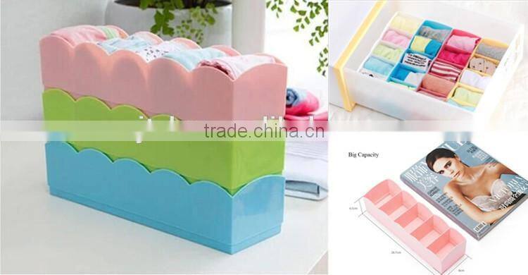 Creative Plastic Set Socks and Underwear Box Storage Box Organizer For Underwear