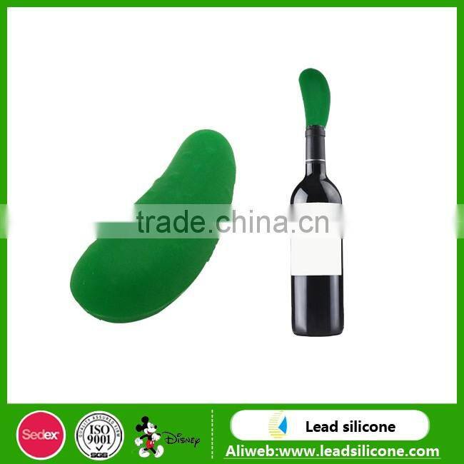Promotional silicon wine bottle stopper