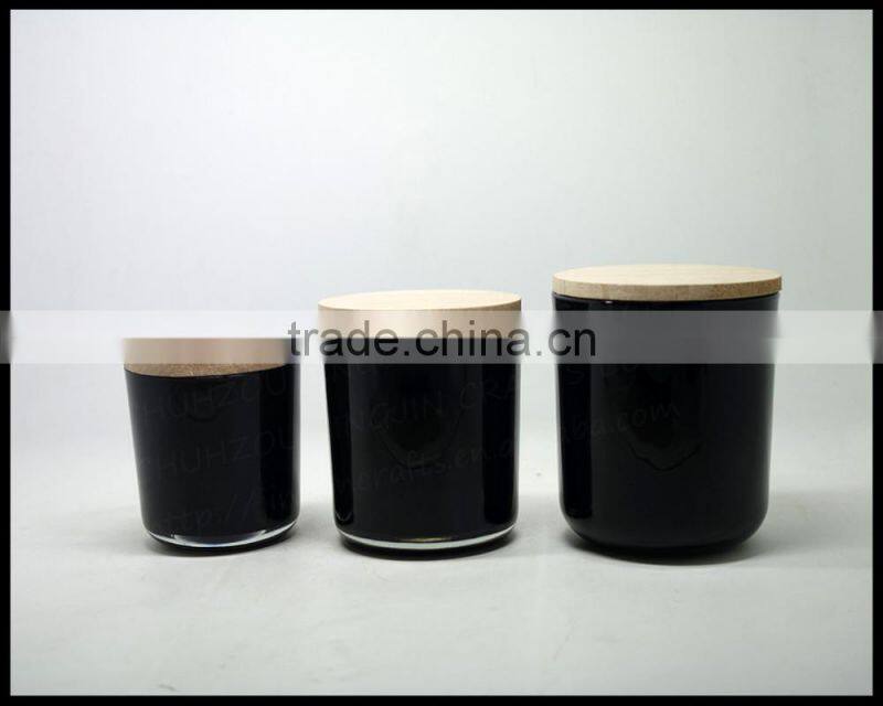 North America super quality best selling factory customized glass candle jar