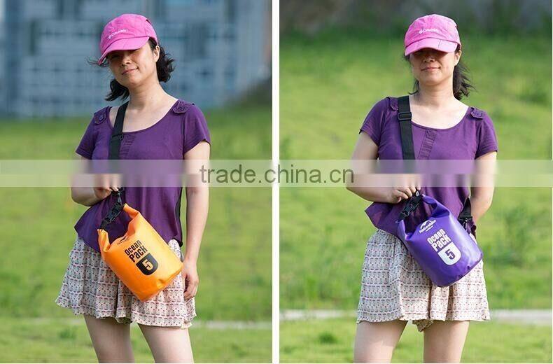 500D Ocean Pack Waterproof Dry Bag With Shoulder Straps Outdoor Camping/Hiking/Swimming Waterproof Ocean Pack For Sale