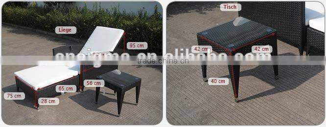 SIGMA cane garden furniture patio lounger used folding chairs for sale