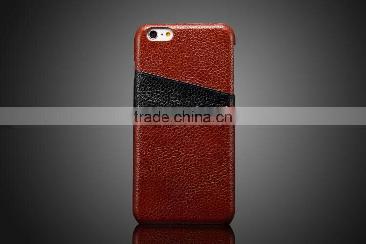 Genuine leather back cover, multi color leather case for iphone 6s / plus