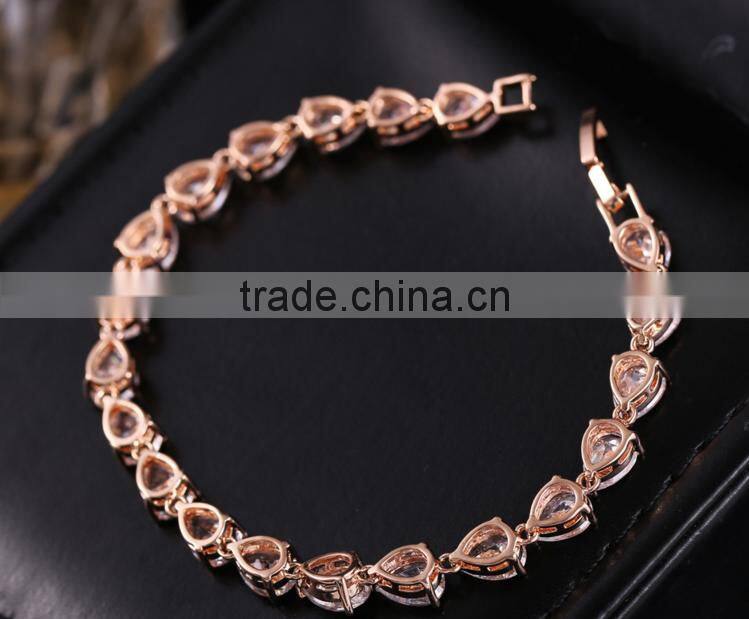 Wholesale Stock Small Order Fashion Colorful Raindrops Bracelet