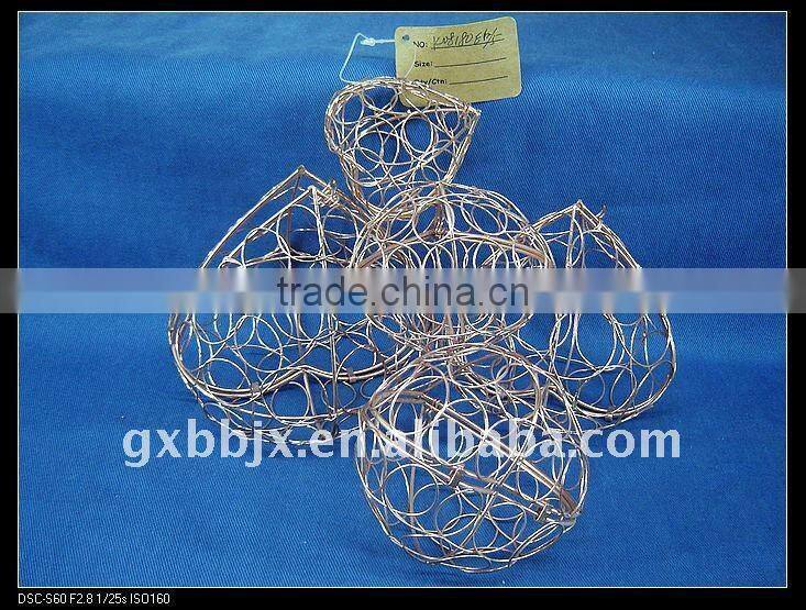 Peach iron wire festival decoration crafts