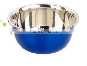 stainless steel colorful mixing bowl