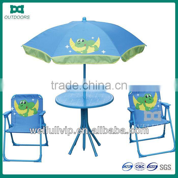 garden kids fold up table and chair