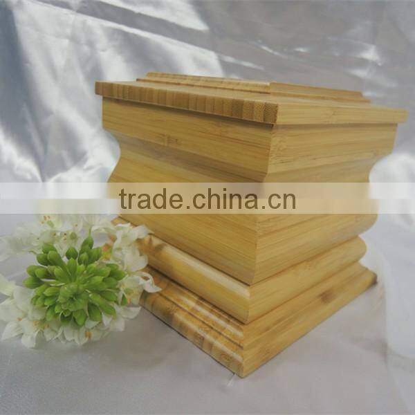 Natural finish cremation urns for ashes