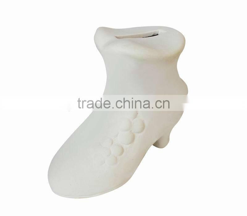 factory Coloring Children Ceramic Lovely Boot Coin Banks