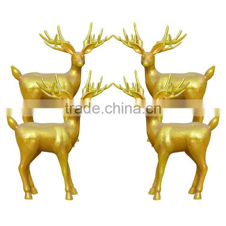 Lifesize reindeer sculpture