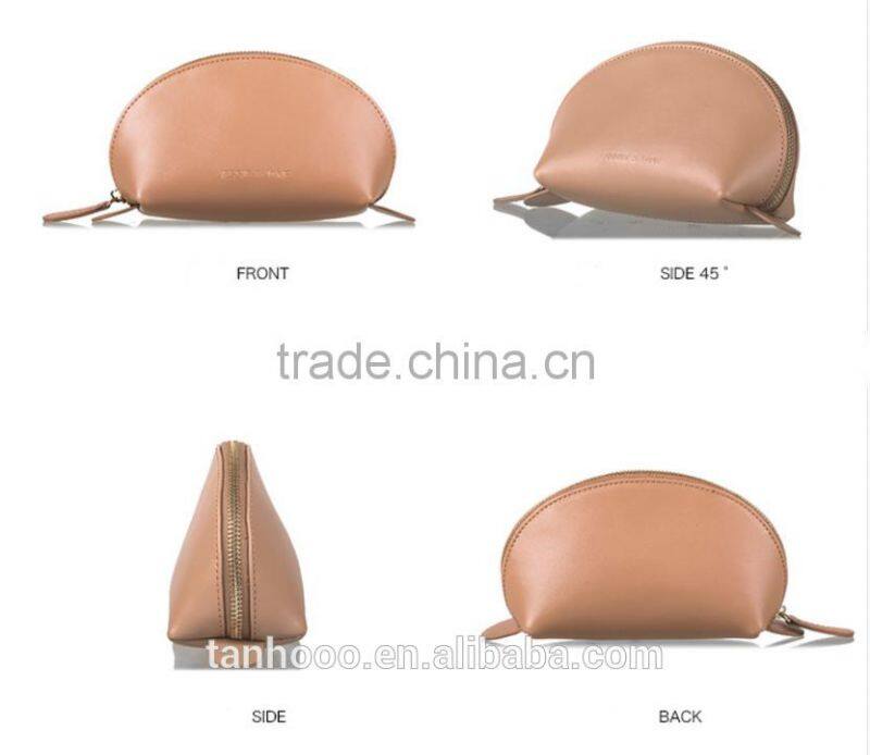 Leather lady professional cosmetic fake leather makeup bag