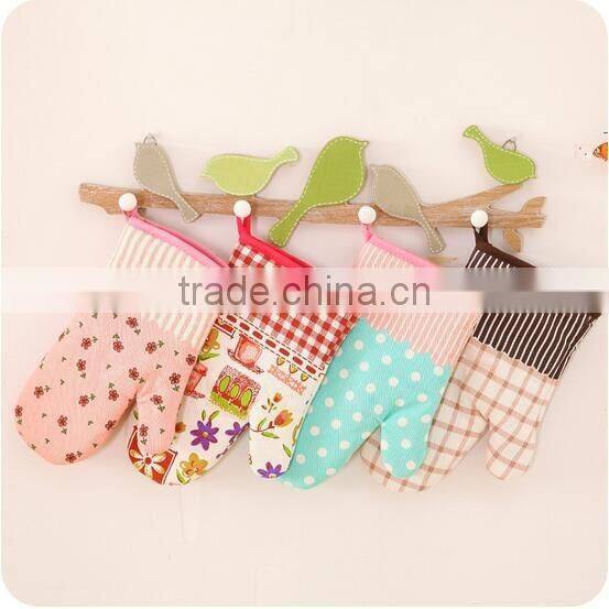 heat resistant cotton kitchen microwave oven glove wholesale oven mitts
