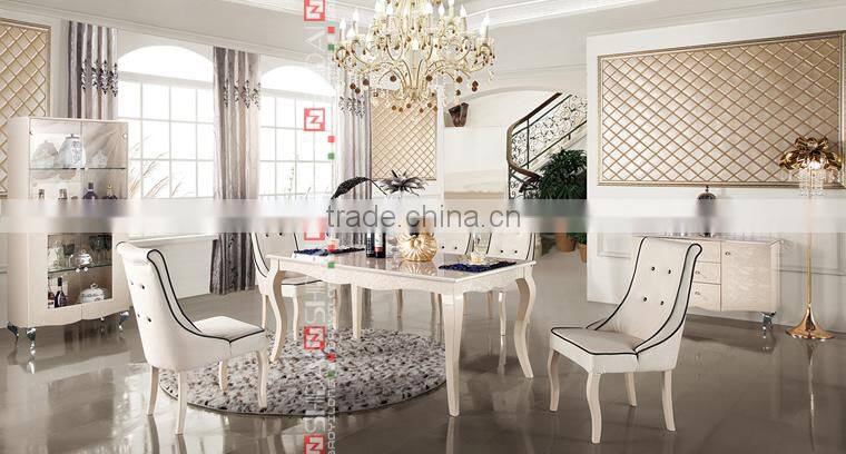 2014 marble top dining table, artificial marble dining tables, marble dining table and chairs LV-A803