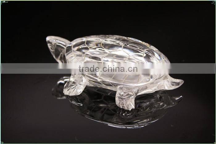 Best-selling white glass turtle figurine gift special islamic glass gift/good indian wedding gift