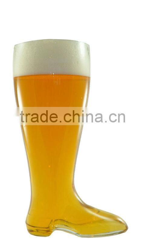 Long glass beer mug, promotional mug,couple mugs