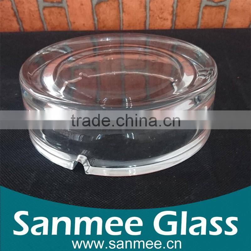 High Quality Classic Clear Office Windproof table ashtray