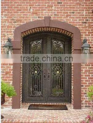 Bisini wrought iron doubl entry gate (BG90094)
