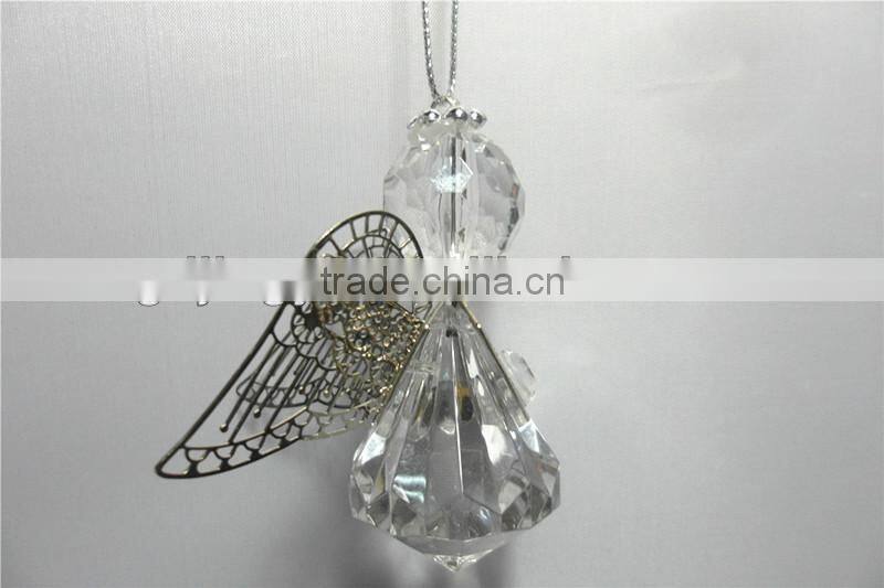 acrylic diamond craft angel hanging wedding decoration gifts for guests
