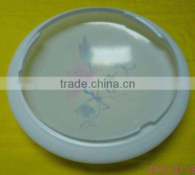 PVC vacuum forming suction plastic lampshade with classical style