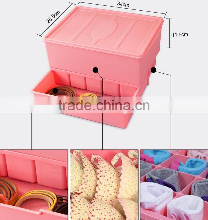 plastic underwear storage box