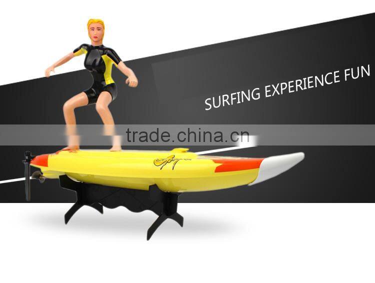 Alibaba Trade Assurance 2.4G RC Boat Toy Radio Remote Control RC Surfer for Summer